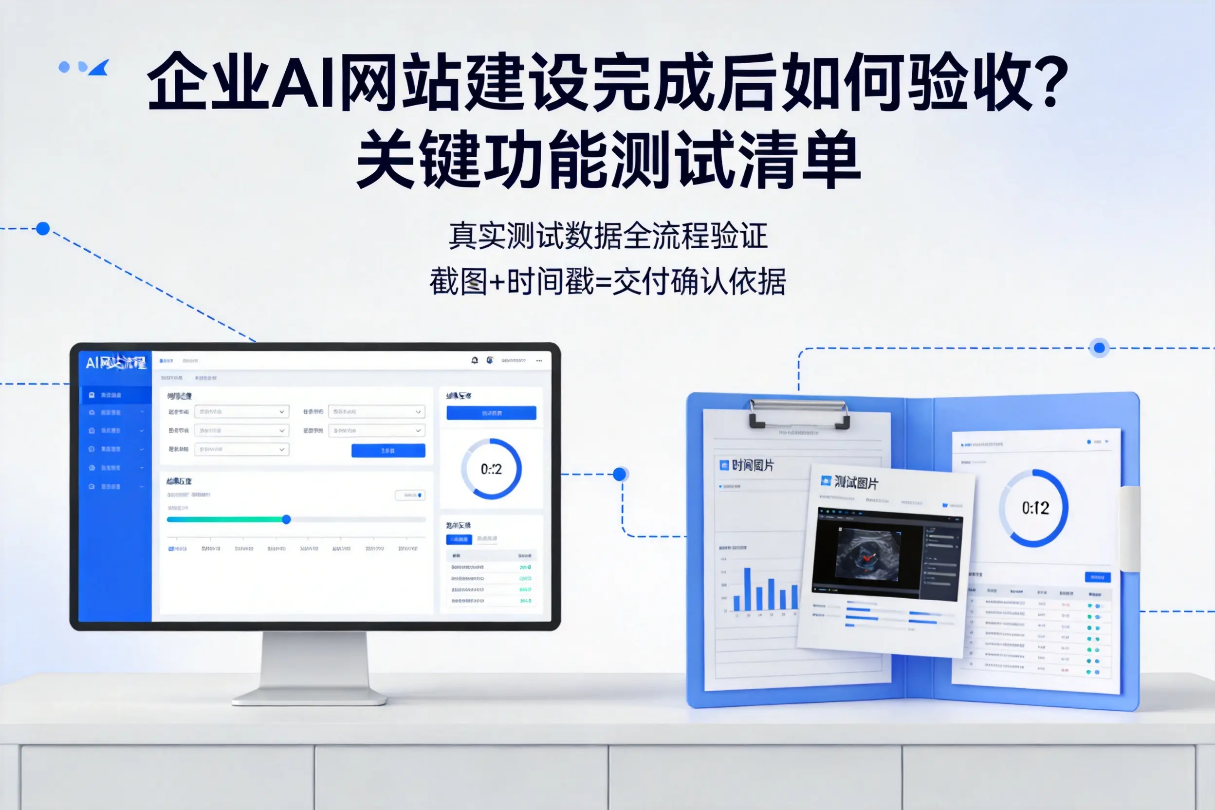 甘南企业AI网站建设完成后如何验收?关键功能测试清单