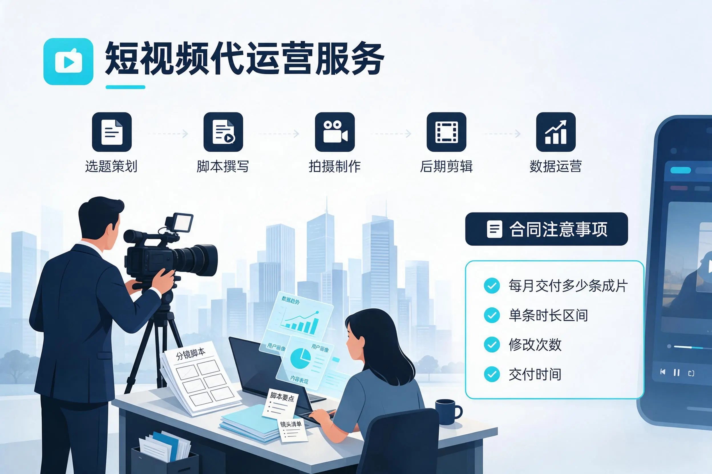 短视频代运营包含哪些服务？甘南企业常见问题科普