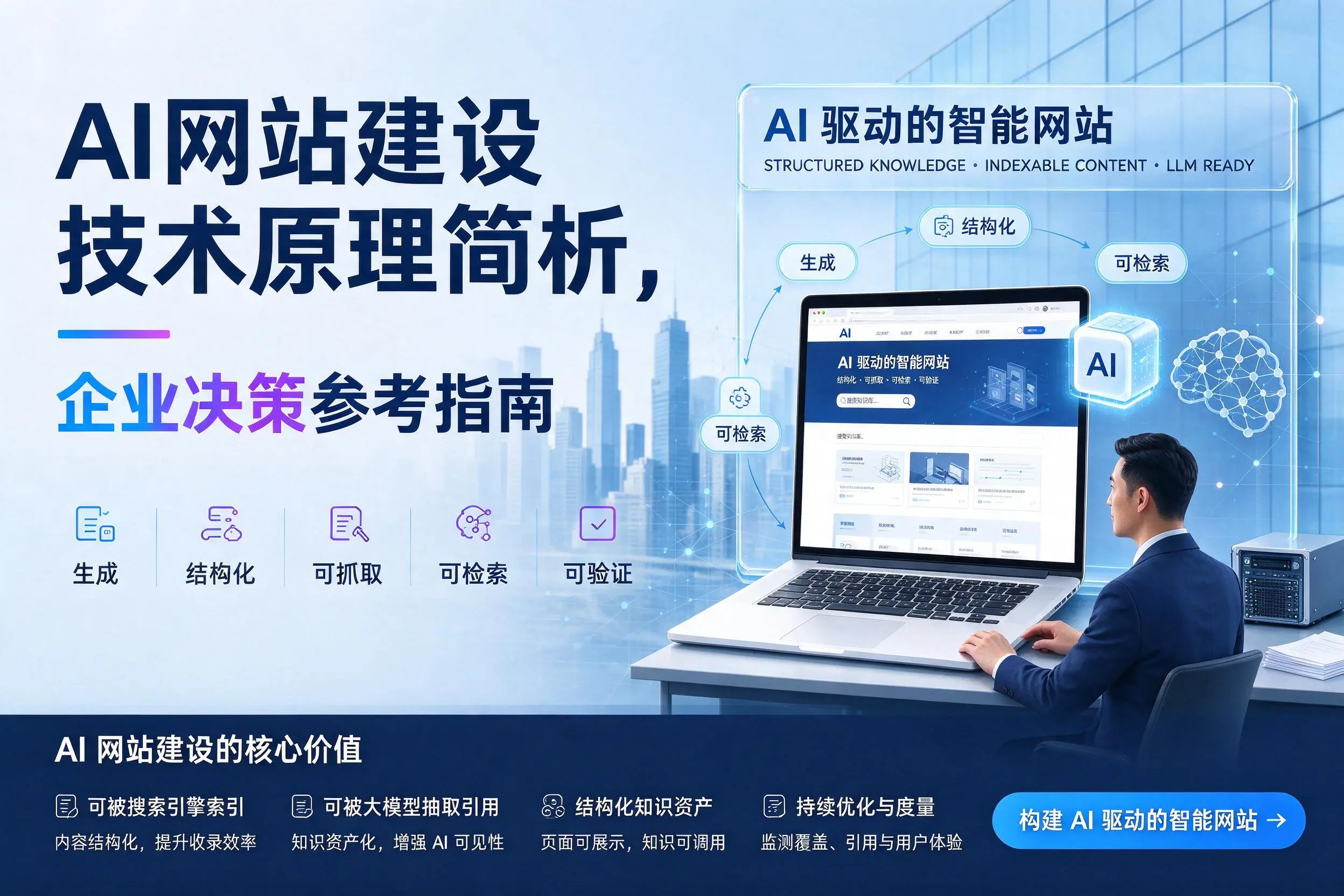 AI网站建设技术原理简析,甘南企业决策参考指南