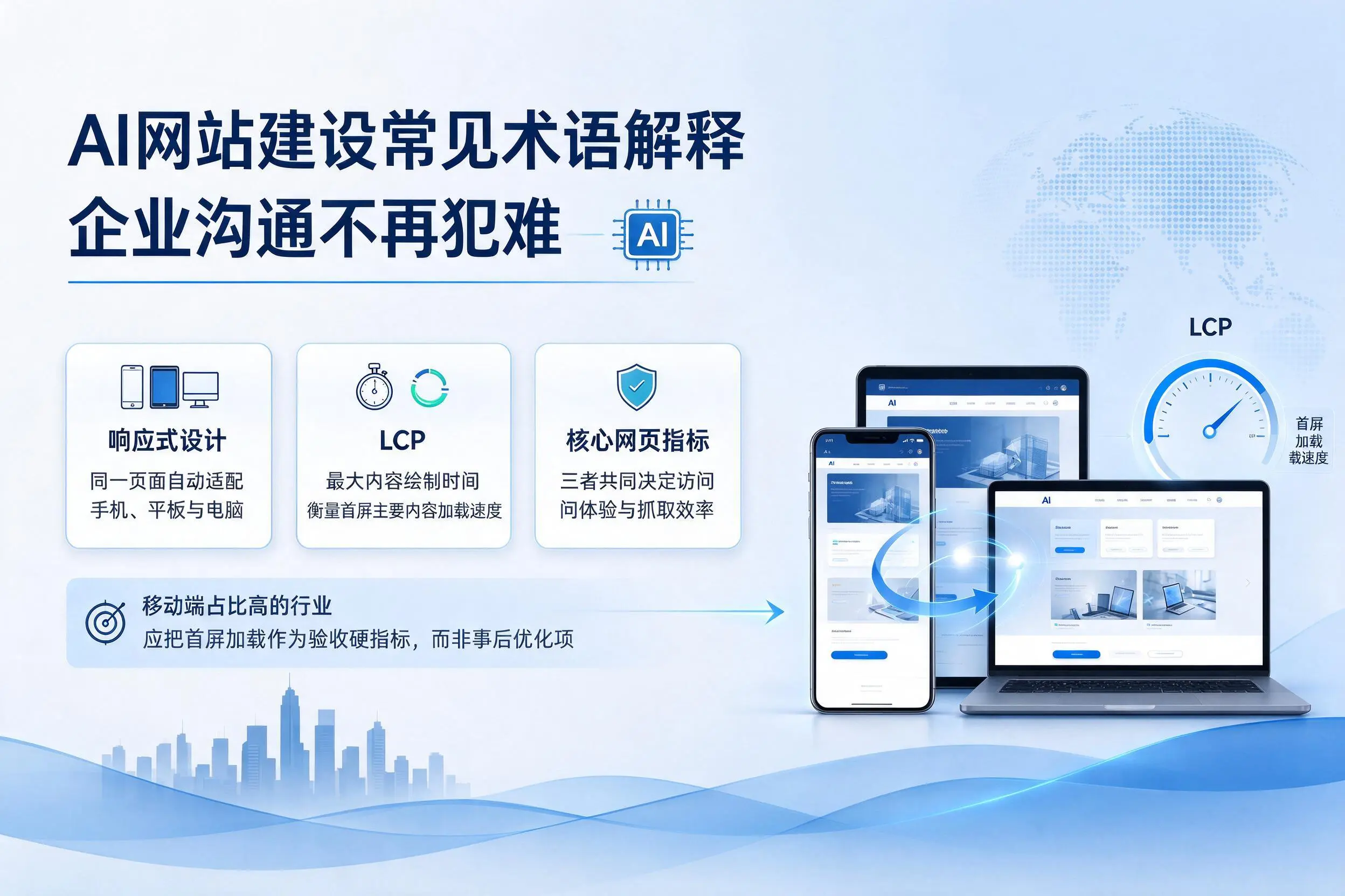 AI网站建设常见术语解释，甘南企业沟通不再犯难