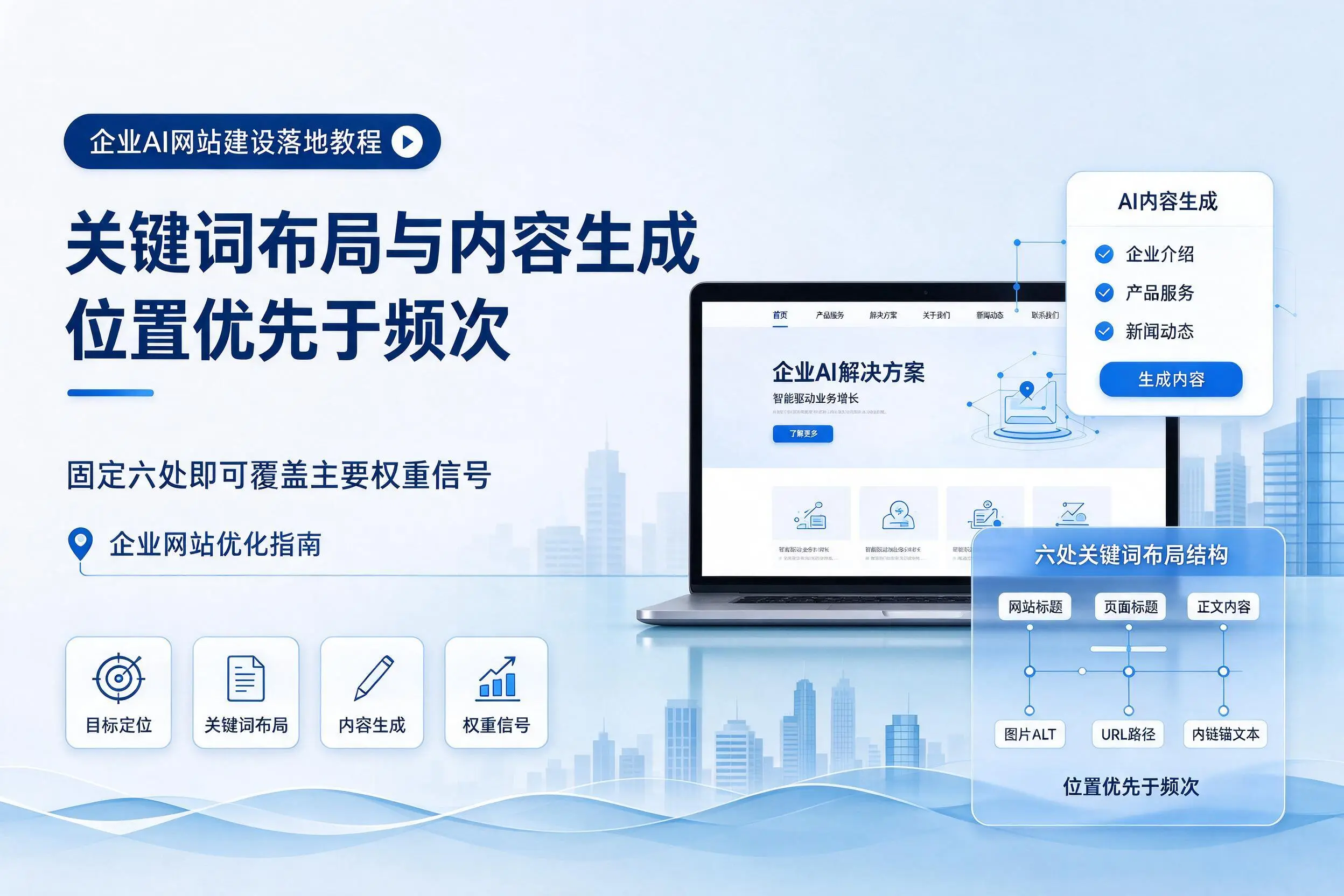 甘南企业AI网站建设落地教程：关键词布局与内容生成