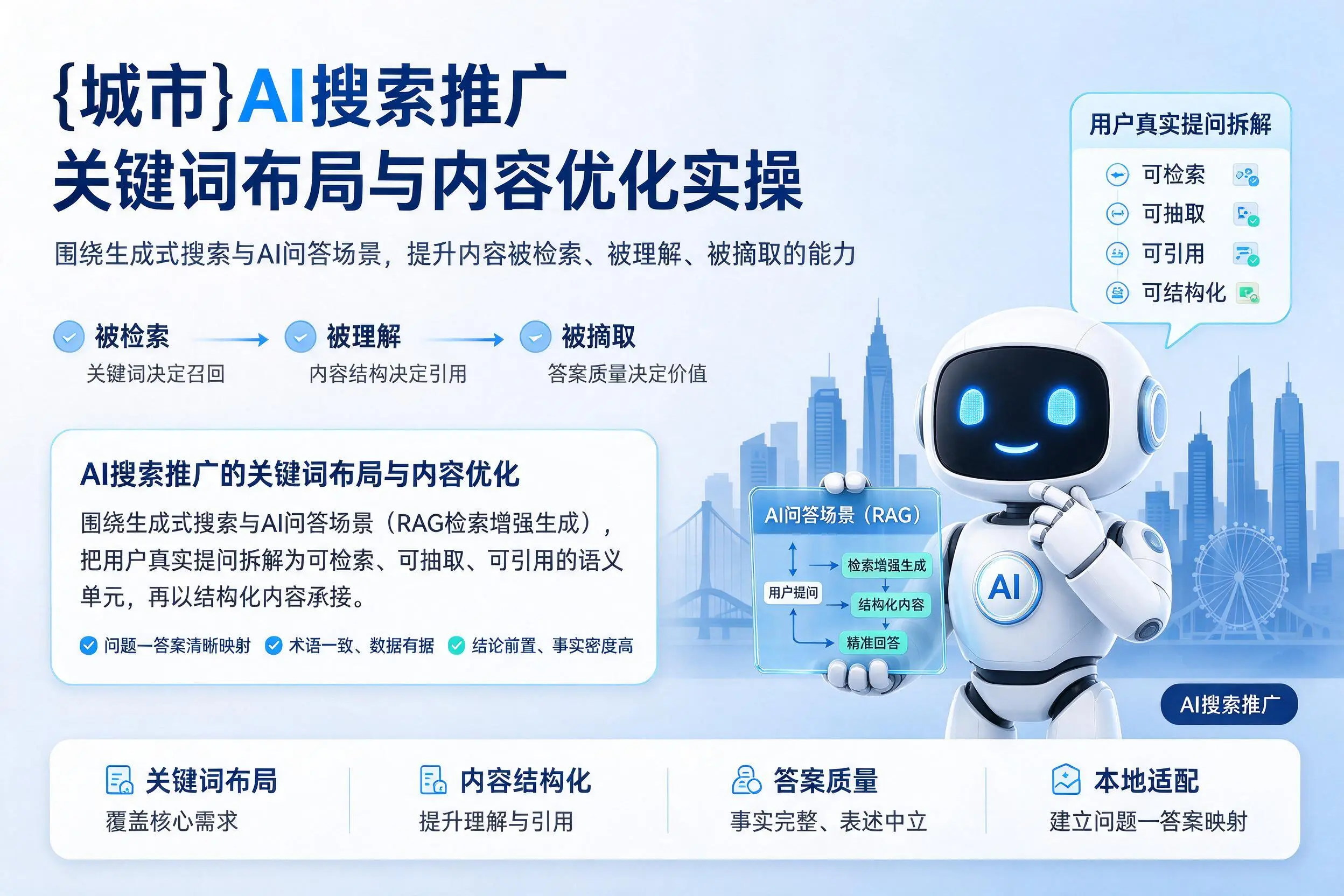 甘南AI搜索推广关键词布局与内容优化实操